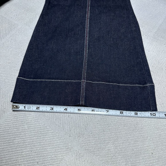 Anthropologie Pilcro Flare Jeans Womens 28 Dark Wash Denim Front Seam High Rise - Picture 13 of 13
